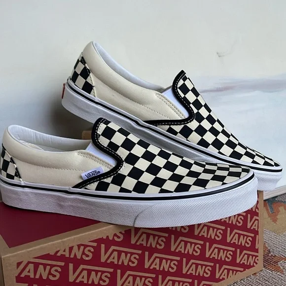 Vans WMNS Classic Slip-On BIk&Whtchckerboard/WhtVN000EYEBWWSneakers